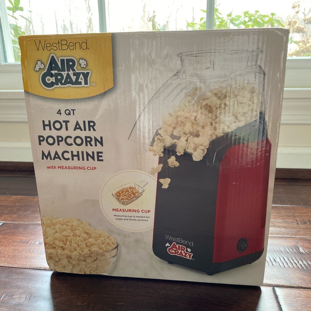 Hot Air Popcorn Popper